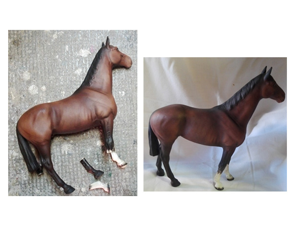 Caballo de porcelana
