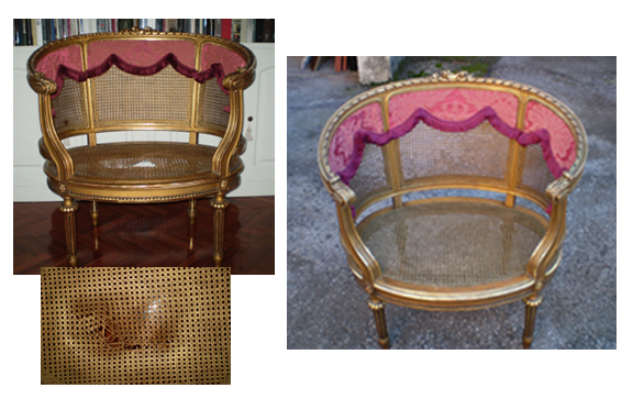 Sillón dorado